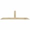Ekena Millwork Portland Rough Sawn Timber Gable Bracket, Douglas Fir, 72"W x 21"H x 4"D x 4"F, 7/12 Pitch GBW072X21X0404POR00RDF - alternate 1